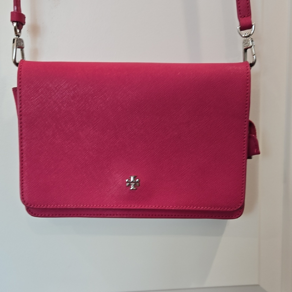 Tory Burch Fuchsia Crossbody Bag